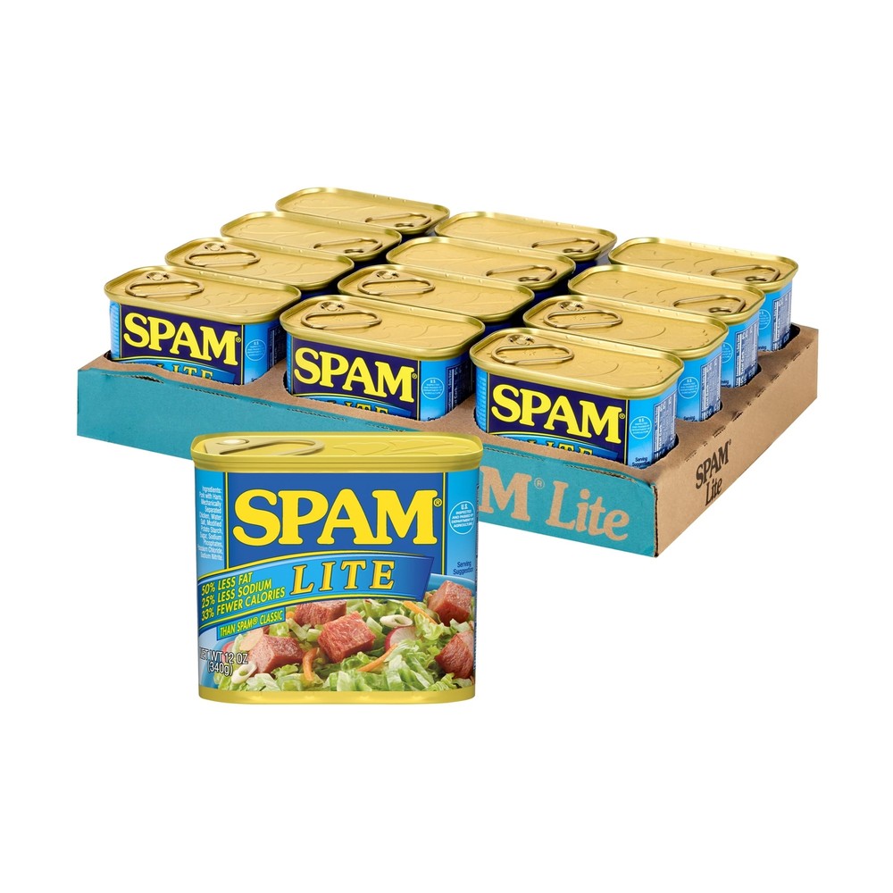 Spam Lite, 12 Ounce Can (Pack of 12)