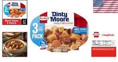 Rich & Flavorful Dinty Moore Beef Stew – 9 Ounces, Pack of 3 for Families