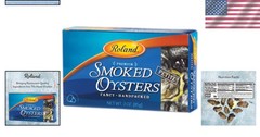 Petite Smoked Oysters in Oil – Wild Caught, 3 Oz Tin, Pack of 10