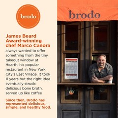 Brodo Organic Chicken Broth | Nutrient Dense, Chef 236.588 milliliters