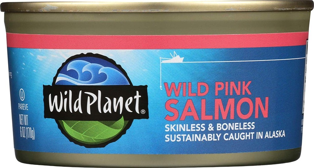 Wild Planet Wild Pink Salmon, 6 Ounce
