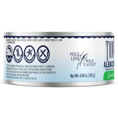 Albacore Tuna in Water, Premium Chunks with Garlic & Herbs, High-Protein, 140…