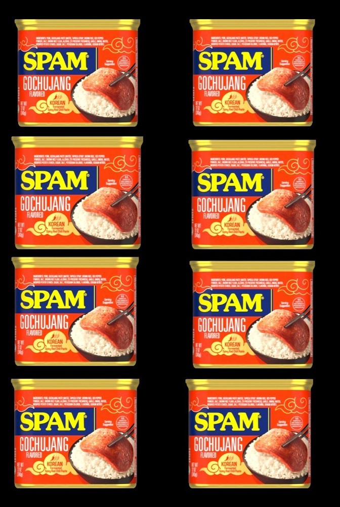 SPAM Gochujang Korean Flavor! Fermented spicy red chili paste 12 oz x 8 Cans
