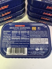 Lot of 10 Polar Smoked Brisling Sardines in Spring Water 3.52 oz Cans