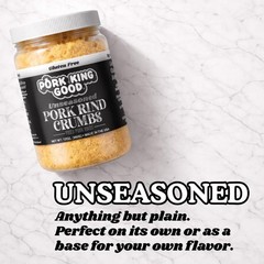 Unseasoned Pork Rind Breadcrumbs Low Carb Keto Diet Perfect For Ketogenic, Pa…