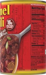 Taste the Richness: 6 Pack of Gluten Free 15 Oz Chunky Beef Chili with Beans