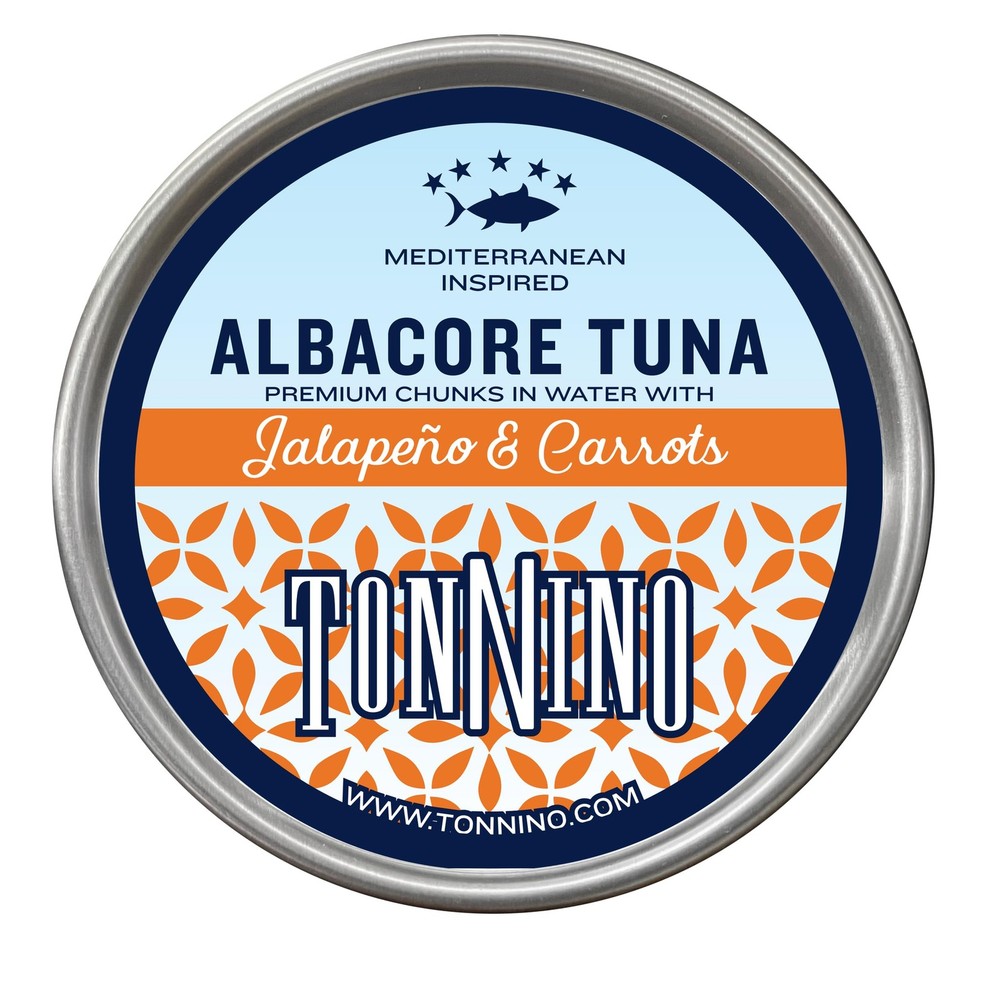Tonnino Tuna Albacore with Jalape√±o and Carrot 4.94 oz (Pack of 12)