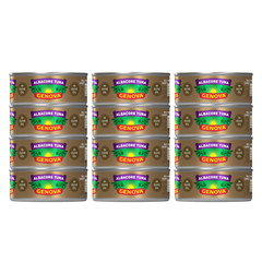 Premium Albacore Tuna in Olive Oil, 5 Ounce Cans (Pack of 12), Wild Caught Canne