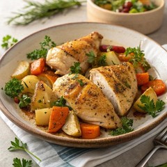 SWANSON S Garlic & Herbs White Chunk Fully Cooked Chicken, 2.6 OZ Case of 12