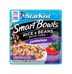 Tuna Rice and Beans Jambalaya Bowl – 4.5 oz Pouch for Quick Meals