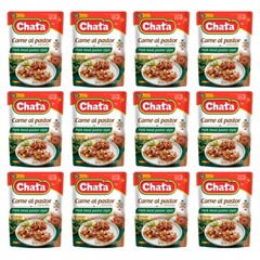 Chata Pork Meat Pastor Style Pouch 8 Oz (Pack of 12)