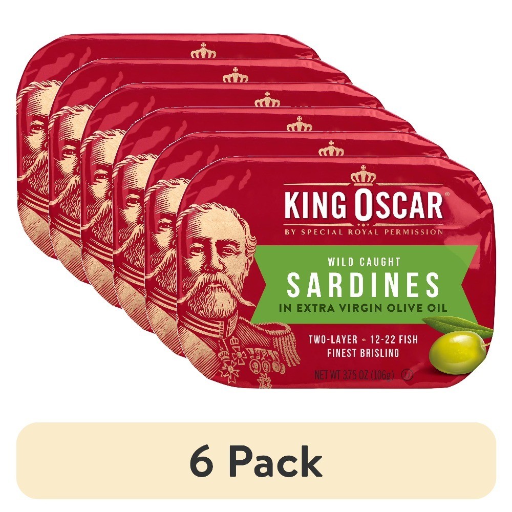 Wild Caught Brisling Sardines in Extra Virgin Olive Oil 3.75 Ounce Canned Fish