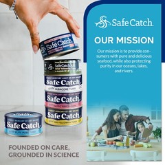 Safe Catch Wild Ahi Yellowfin Tuna Fish Canned, Wild Caught, Lowest Mercury, …
