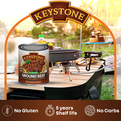 3 PACK Keystone All Natural Ground Beef, 28 oz Can