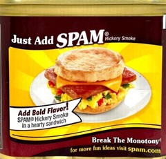 Spam Hickory Smoke Luncheon Meat 12 oz ( Pack of 3 )