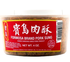 Formosa Brand Pork Sung Cooked Dried Pork Product 4oz (Pack of 12)~Made In USA