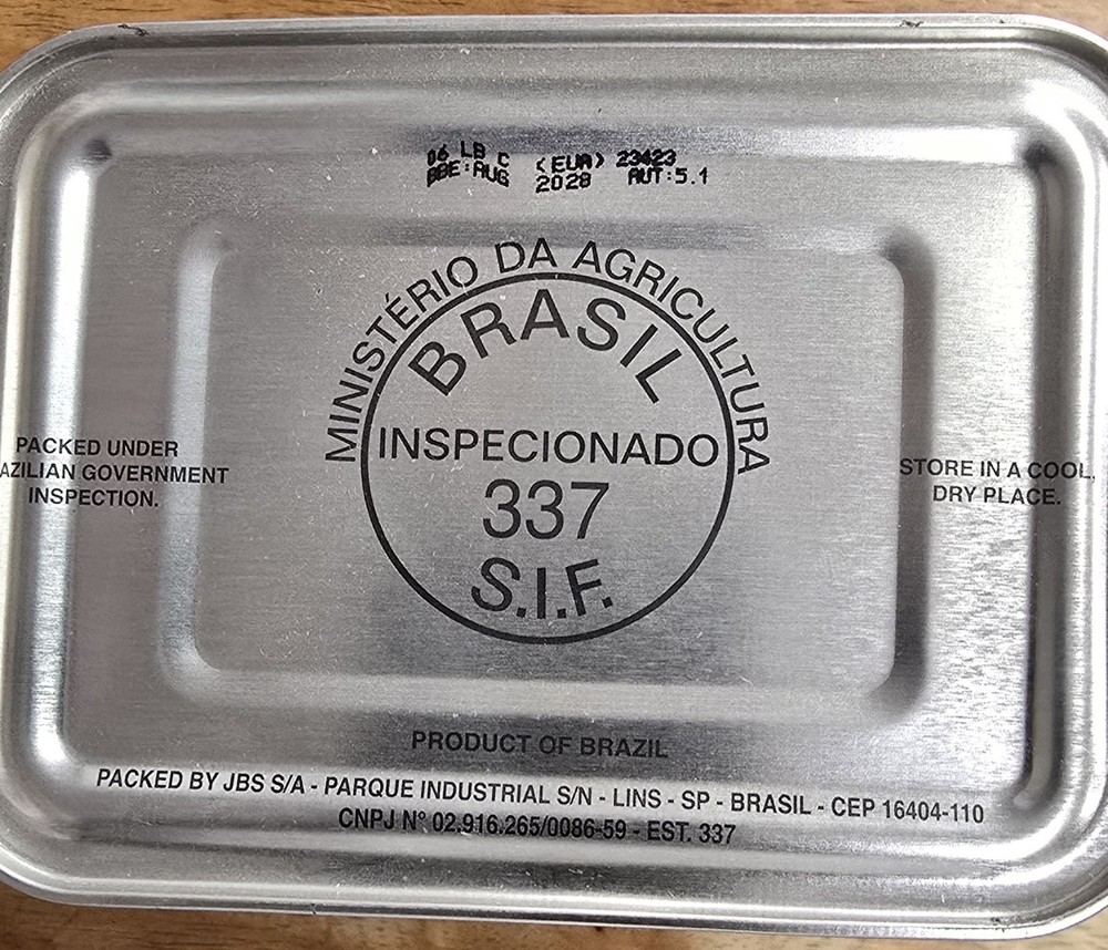 Product: Exerted Corned BeefNet Weight: 6LbProduct of Brazil (1 Pack)