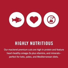 King Oscar Mackerel in Olive Oil, 4.05 Ounce Can (Pack of 6, Packaging May Vary)