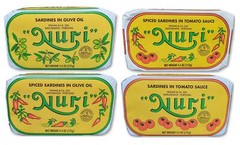 NURI Portuguese Sardines Variety Pack | 4 Pack Bundle | One of Each | Pure Ol…