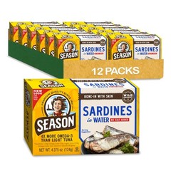 Mediterranean Diet Essential – Wild Caught Sardines, 12-Pack