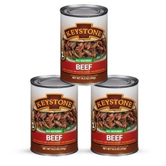 Keystone Meats All Natural Heat and Serve Canned Beef 14.5 Oz Fully Cooked Ca…