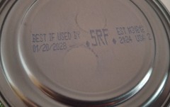 Lot of (2) Crider Fully Cooked Ground Pork Canned 24oz Exp. 2028