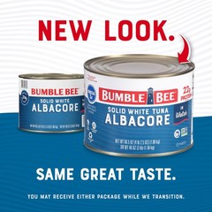Solid White Albacore Tuna in Water Wild Caught Gluten Free High Protein Canned