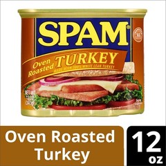 SPAM Oven-Roasted Turkey – High Protein White Meat Size 12 oz Cans (9-Pack)