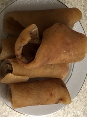 Dry Ponmo Ijebu:Nigerian Cow Skin Delicacy (Honda Washed 5 Pcs).