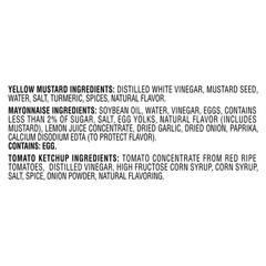 Heinz Ketchup, Mustard & Mayo Classic Condiment Variety Pack, 3 pack. FRESH