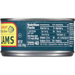 Snow’S Wild Caught Chopped Clams Canned 6.5 Oz Can Pack of 12