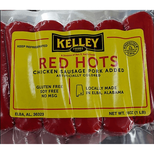 Kelley Foods Red Hots 16 Oz (4 Pack)
