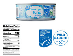 Chunk Light Tuna in Water, 5 oz, Pack of 4×6 = 24 Cans