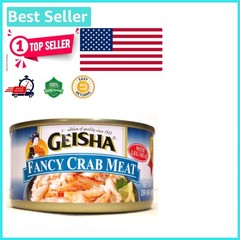 Fancy Wild Caught Crab Meat – 6 oz Cans, Pack of 3 – Rich in Flavor & Nutrients