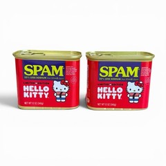 Limited Edition HELLO KITTY SPAM 25% Less Sodium Sealed New 2 Pack Collectible