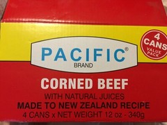 PACIFIC BRAND CORNED BEEF 4 CAN VALUE PACK 340 G EACH TIN 1.2 KG BEEF