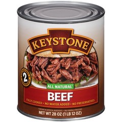 (2 pack) Keystone All Natural Beef, 28 oz Can new