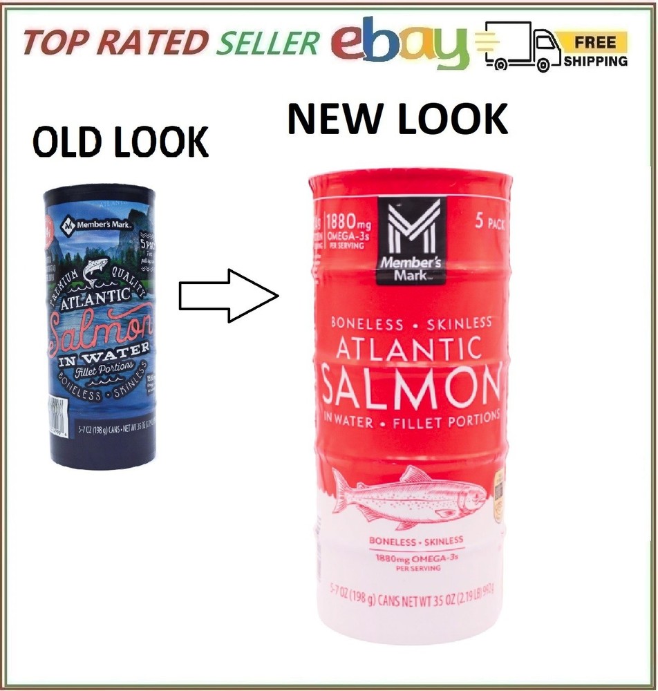 Member’s Mark Canned Atlantic Salmon (7 oz., 5 pk.)
