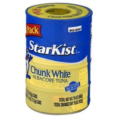 Atun Blanco En Trozos En Agua, Lata De 5 Oz, 4 Unidades, Paquete De 1