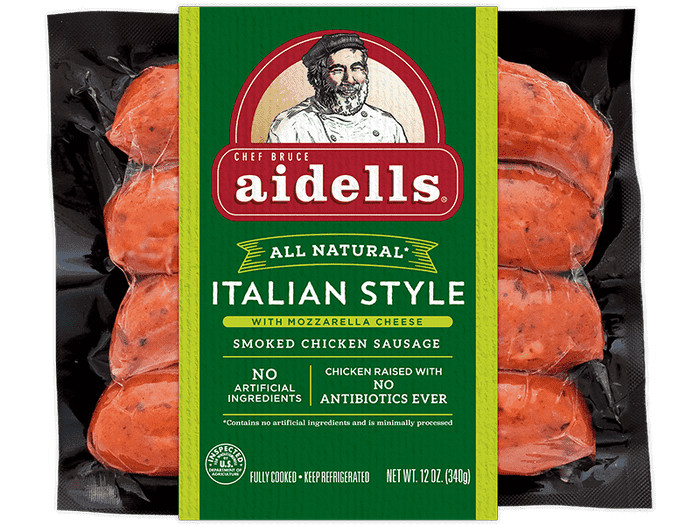 Aidells Italian Style Chicken Sausage 12 Oz (4 Pack)