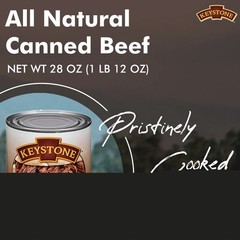 (2 pack) Keystone All Natural Beef, 28 oz Can
