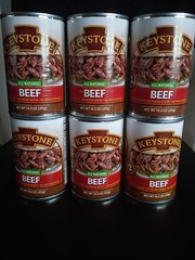 Keystone Canned Beef 6 Cans 14 oz 14.5 oz each