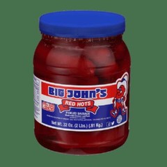 Ready To Eat Pickled Sausage 32oz Snack Fully Cooked Slow Smoked Shelf Stable US