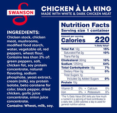 Chicken a la King With White and Dark Chicken Meat, 10.5 OZ Can (12 Pack)