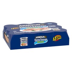 Armour Original Vienna Sausage, Original, 4.6 oz Can, 12 Count New