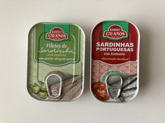 2 Ramirez 170 Anos Portugal Sardines In Olive Oil & Tomato Cans Set Lot 03/2030