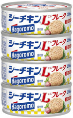 Hagoromo Seachicken L Tuna Flake 2.471Oz (70G) X4 Cans Pack [Japan Import] by Ha