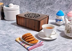 RoyalHouse Premium Wood Tea Storage Box Organizer Brown Eco-Friendly