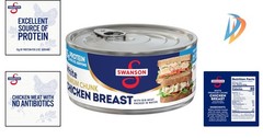 Swanson 9.75 Oz Chunk Canned Chicken Breast – Gluten-Free & Fully Cooked