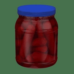 Pickled Sausages Fully Cooked Ready to Eat Protein Snack Resealable Jar 32oz New